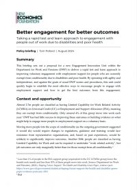 Better engagement for better outcomes